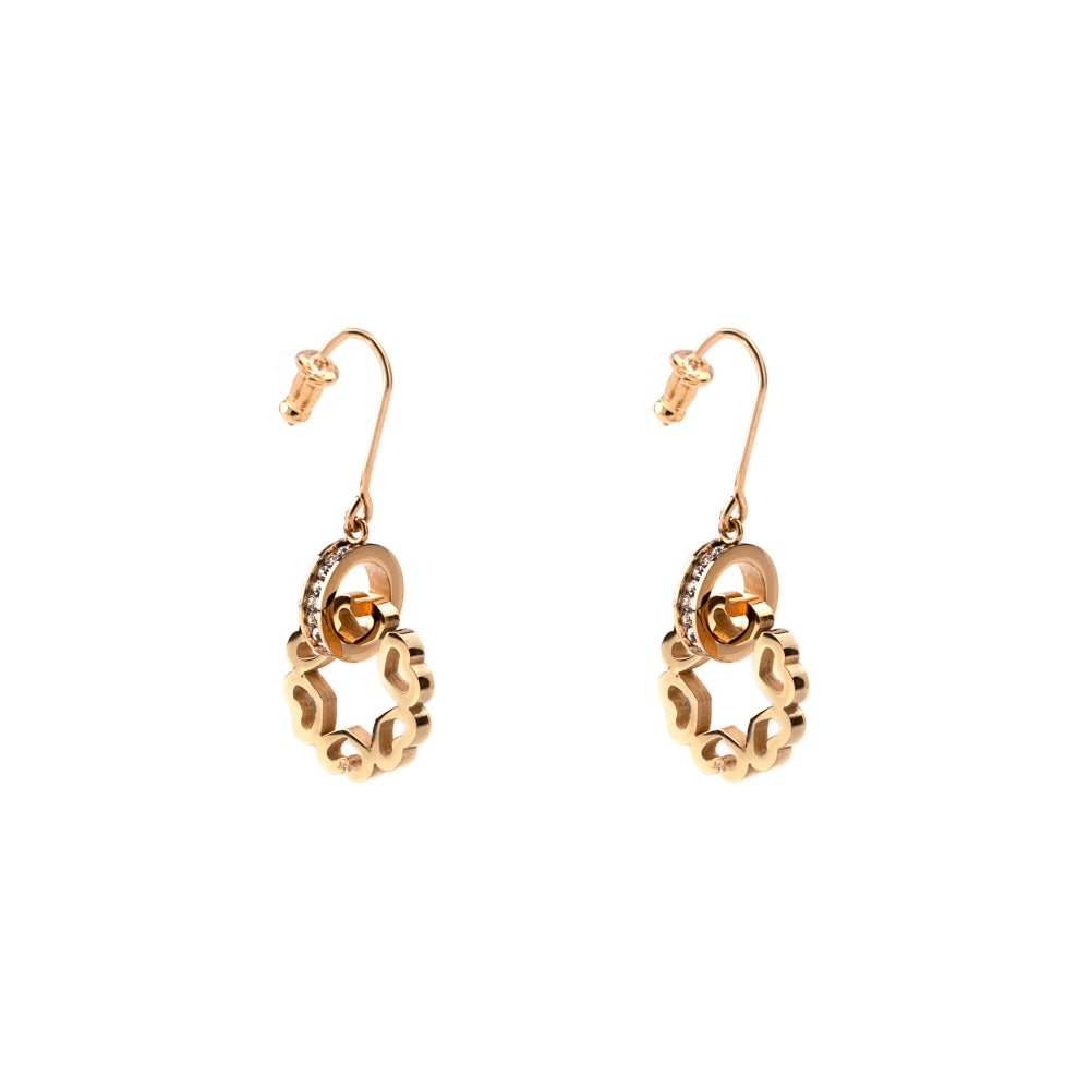 Brinco em Aço inoxidável Prateado, dourado e rose gold