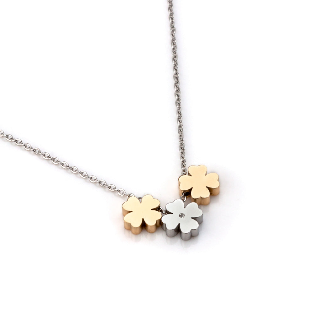 Colar 3Clover em Aço