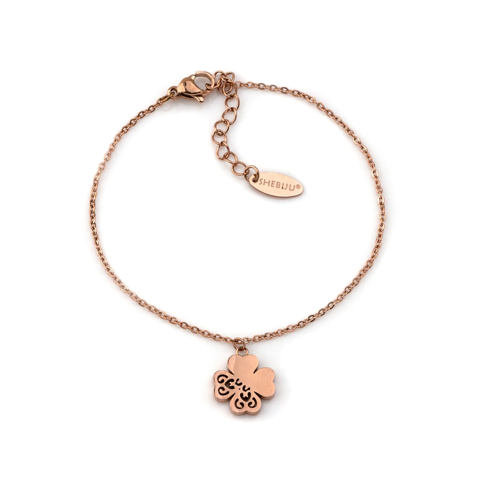 Pulseira Clover em Aço