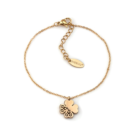 Pulseira Clover em Aço