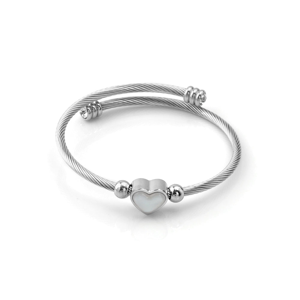 pulseira em aço inoxidável joia jewerly