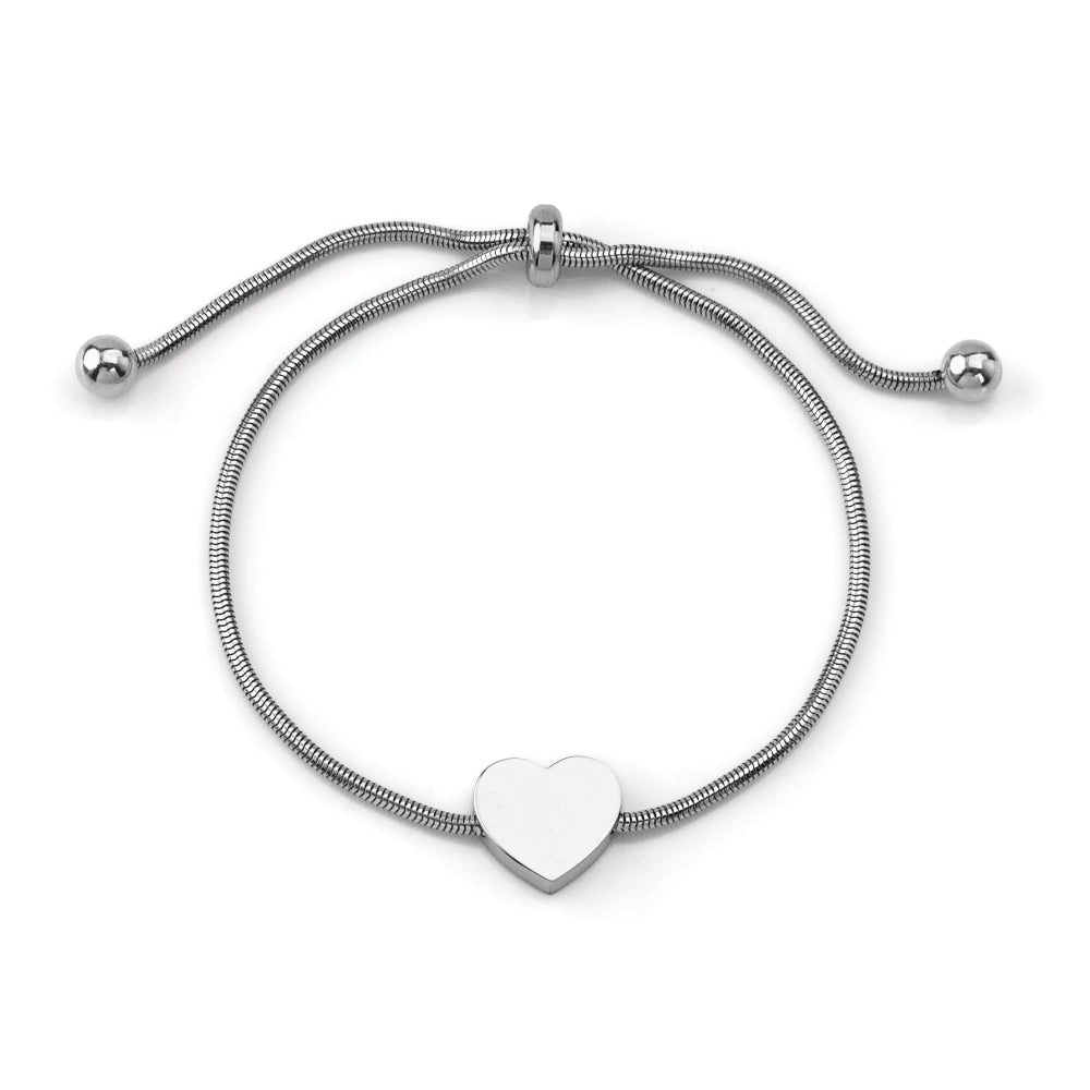 Pulseira Lady #Heart em Aço