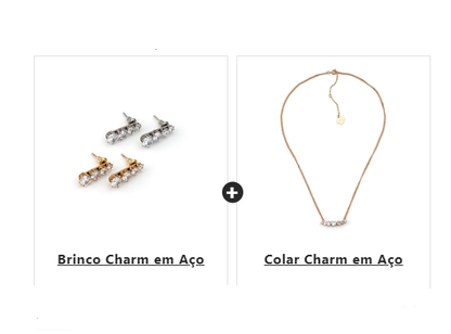 Conjunto Charm em Aço