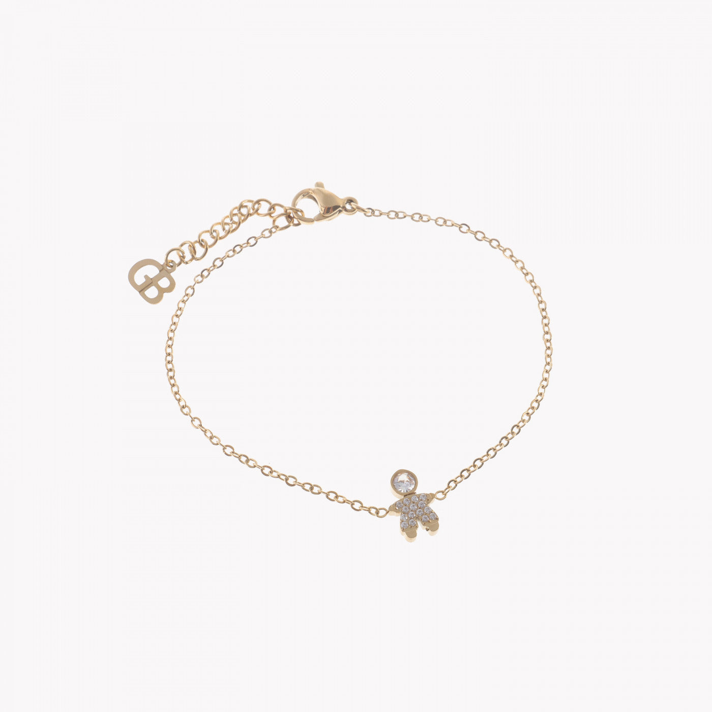 pulseira rapaz aço dourado
