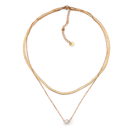 Colar OnePearl em Aço