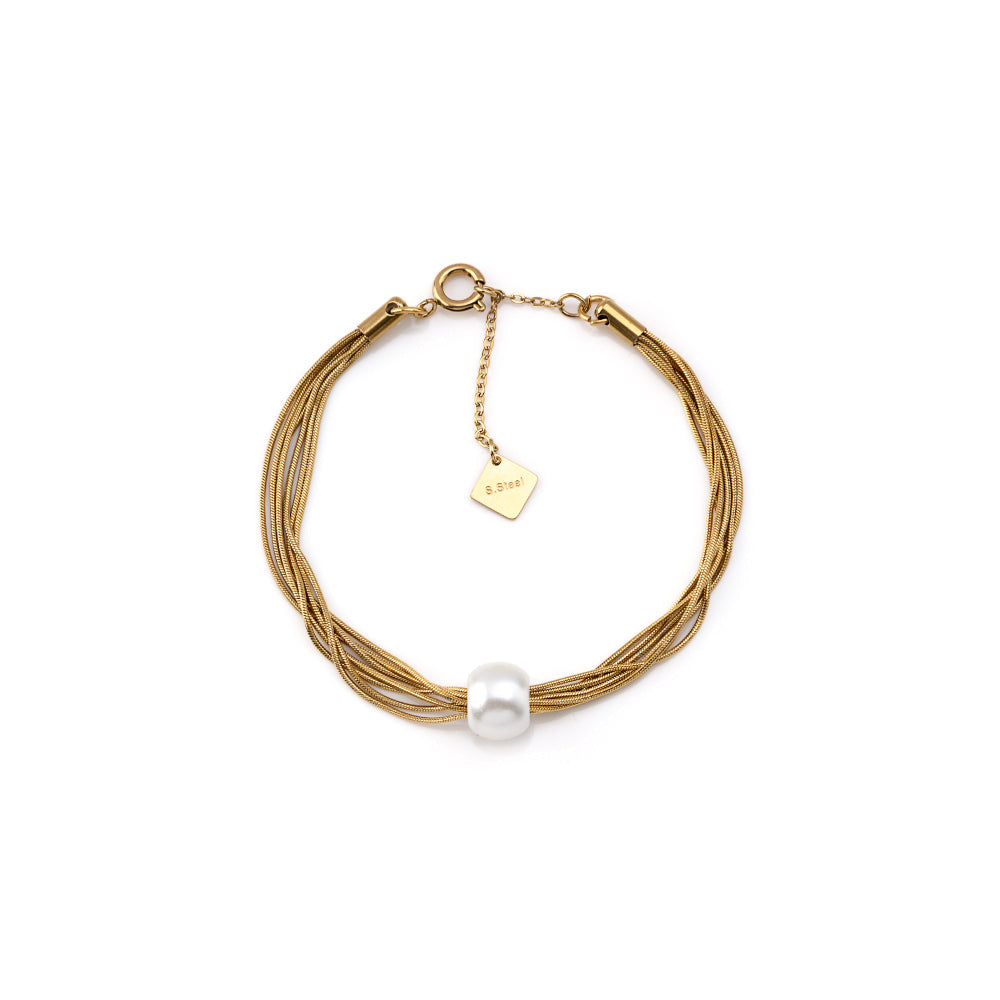 Pulseira Pearl #1 em Aço
