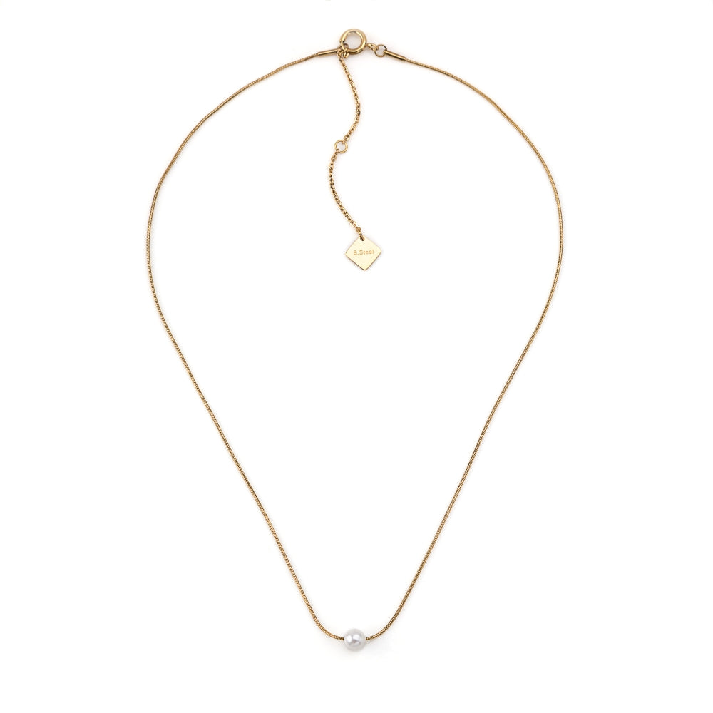 Colar Pearl em Aço