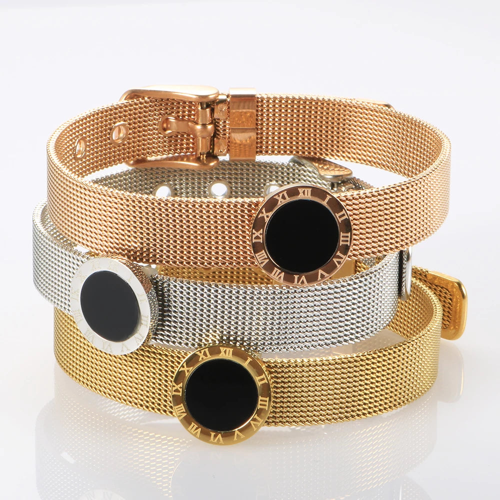 Pulseira Roman em Aço