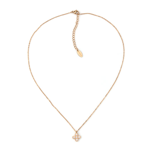 colar em aço inoxidável em dourado ou prateado