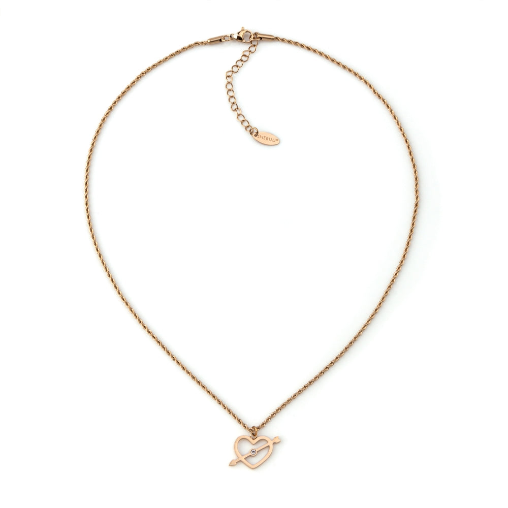 colar em aço inoxidável em dourado ou prateado