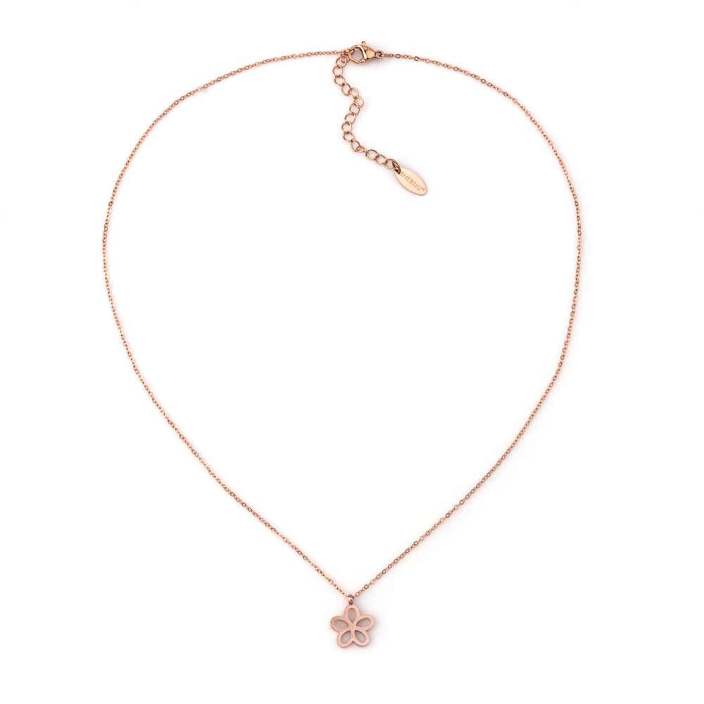 colar em aço inoxidável em dourado ou prateado