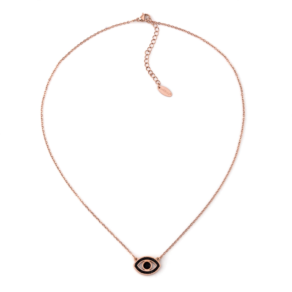 colar em aço inoxidável em dourado ou prateado