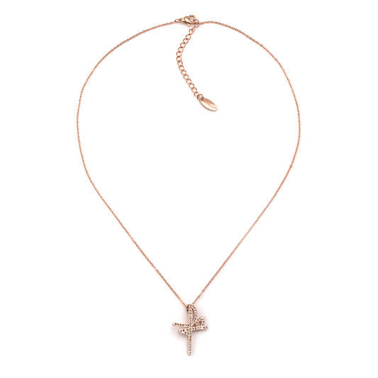 colar em aço inoxidável em dourado ou prateado