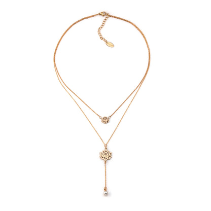 Colar em aço inoxidável em dourado ou prateado