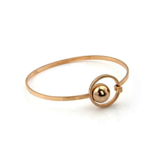 pulseira em aço inoxidável em dourado ou prateado