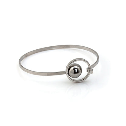 pulseira em aço inoxidável em dourado ou prateado