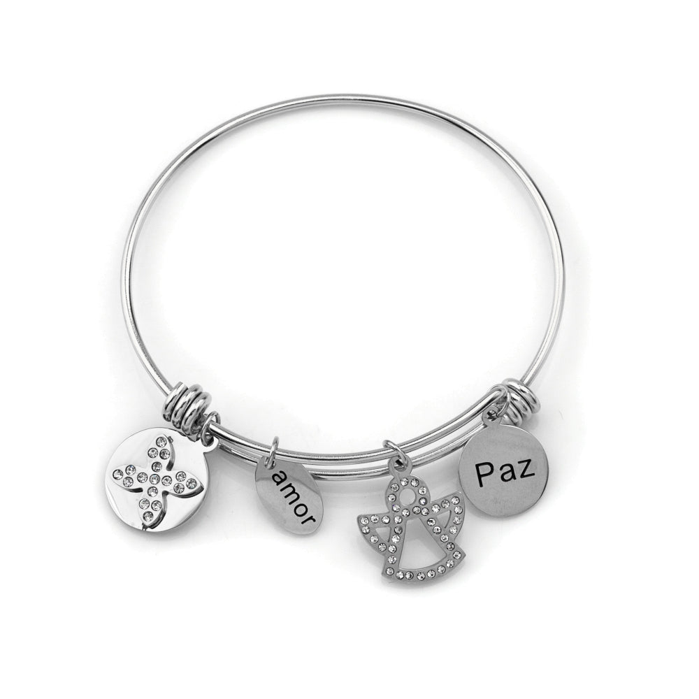Pulseira Angel #4 em Aço