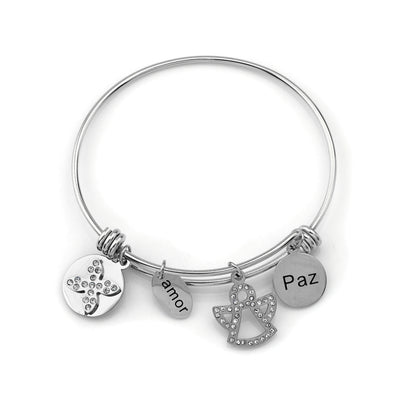 Pulseira Angel #4 em Aço