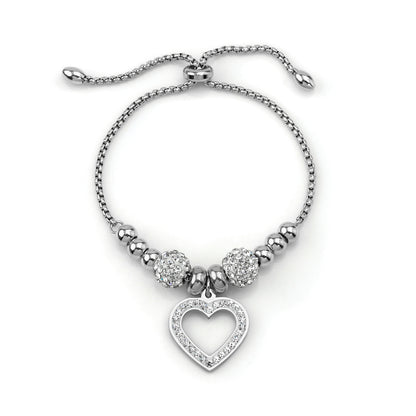 pulseira em aço inoxidável joia jewerly