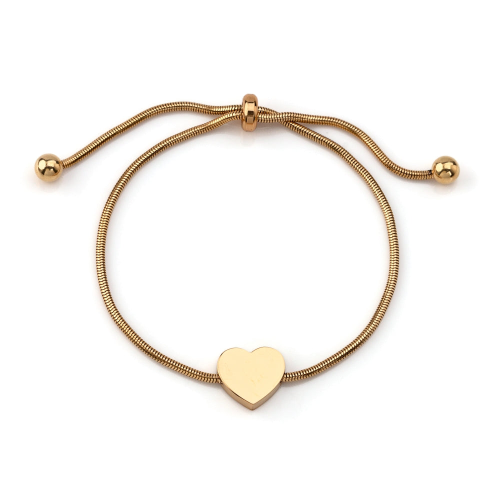 Pulseira Lady #Heart em Aço